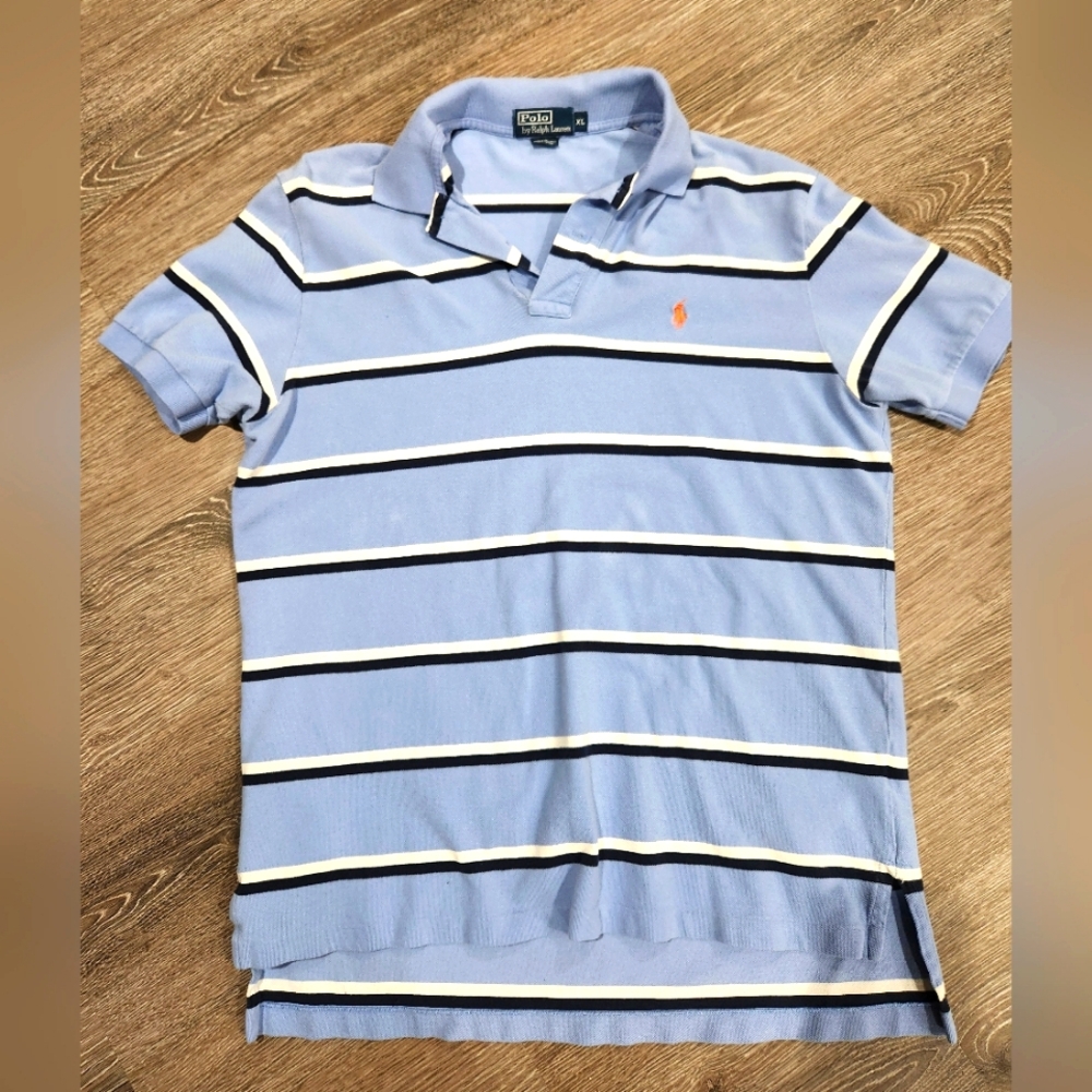 Ralph Lauren Striped polo XL